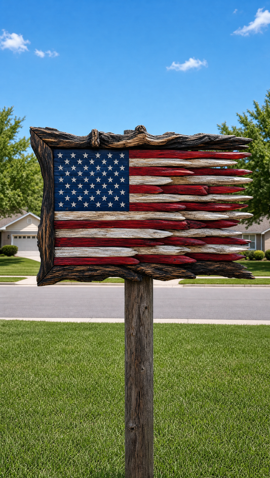 Handmade Freedom Flag
